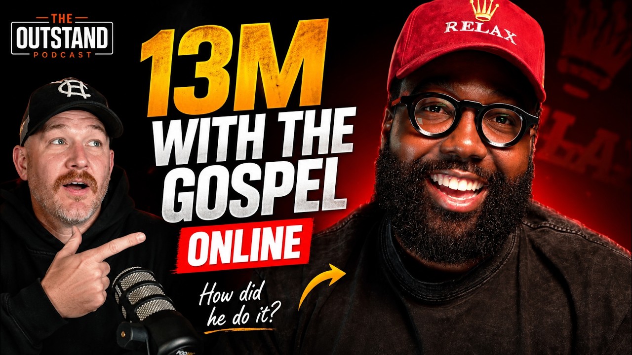 YouTube thumbnail: He Reached 13 Million People With the Gospel Online (How!?)